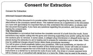Consent Extraction