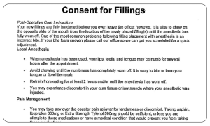 Consent Fillings